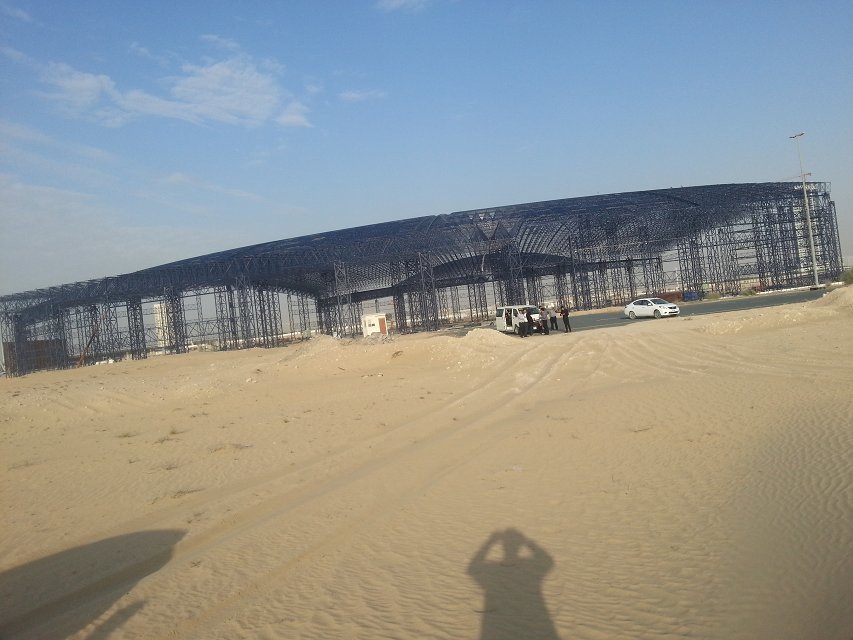 鹿泉大型场馆网架工程